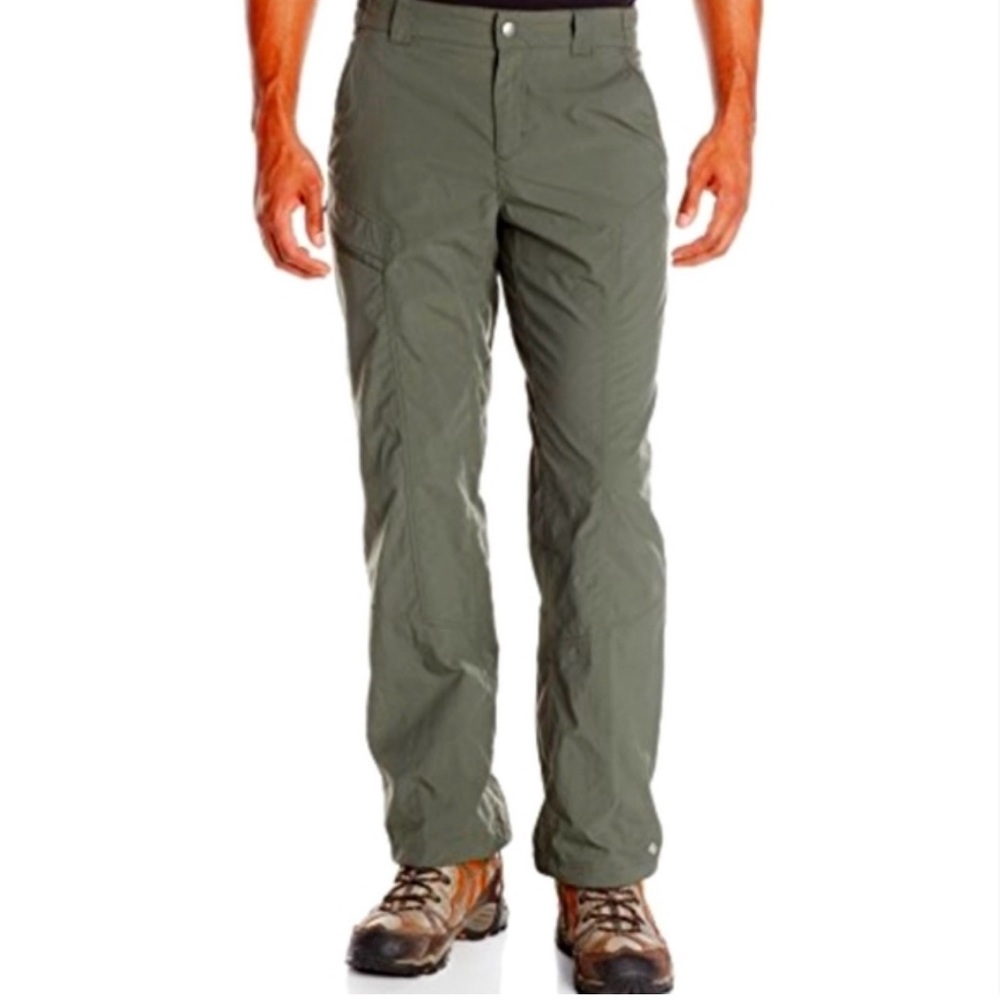 Columbia men’s size 46/34 Omni shade‎ sun protection, green cargo pants